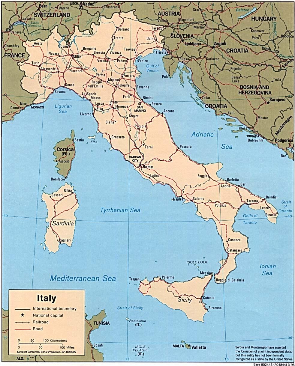 Kartta napoli maailman