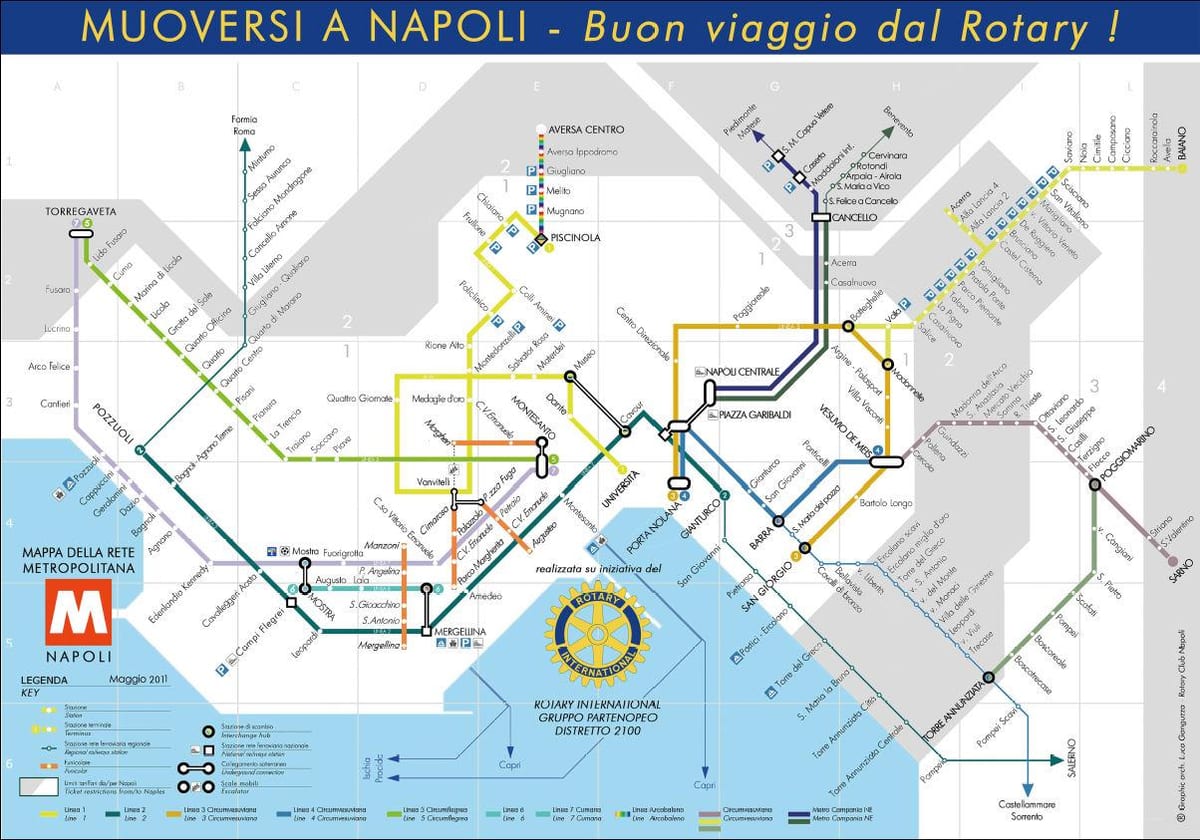 napoli liikenteen kartta